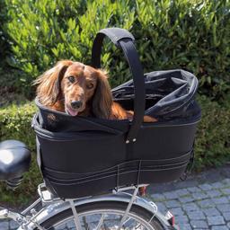 Trixie Cykelkurv Til Hund 8 kg Metalstel og Net Sort